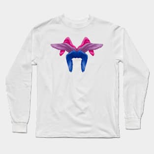 Bi Pride Angel Wings Long Sleeve T-Shirt